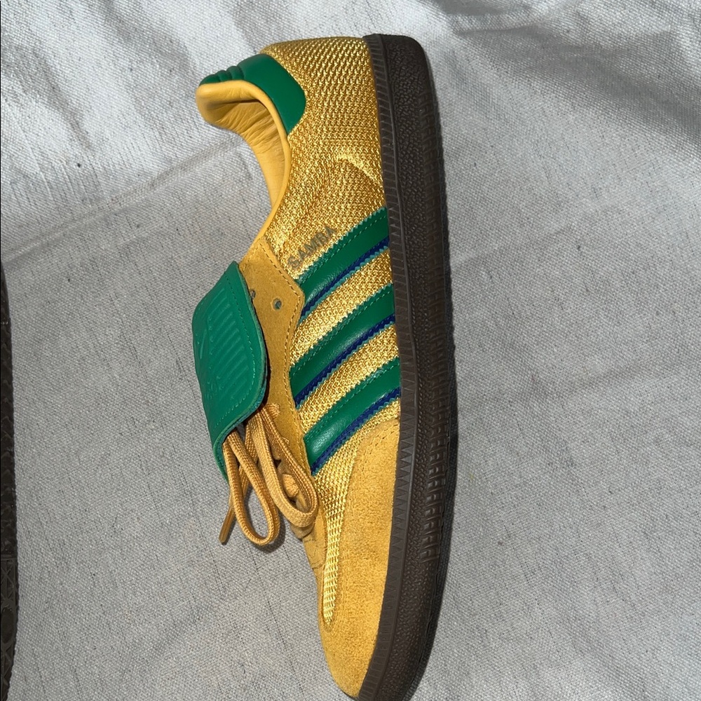 Adidas Samba OG Sneakers Size 9 Yellow Green Excellent Condition - Picture 8 of 14